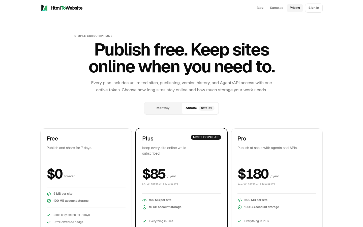 Pricing