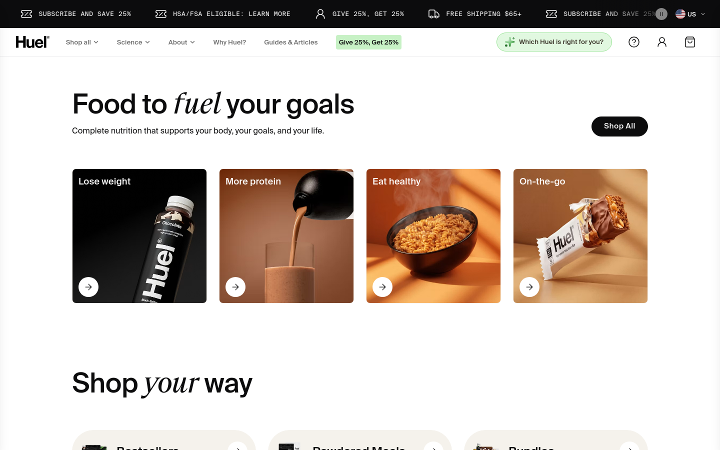 Captured Homepage / Lander