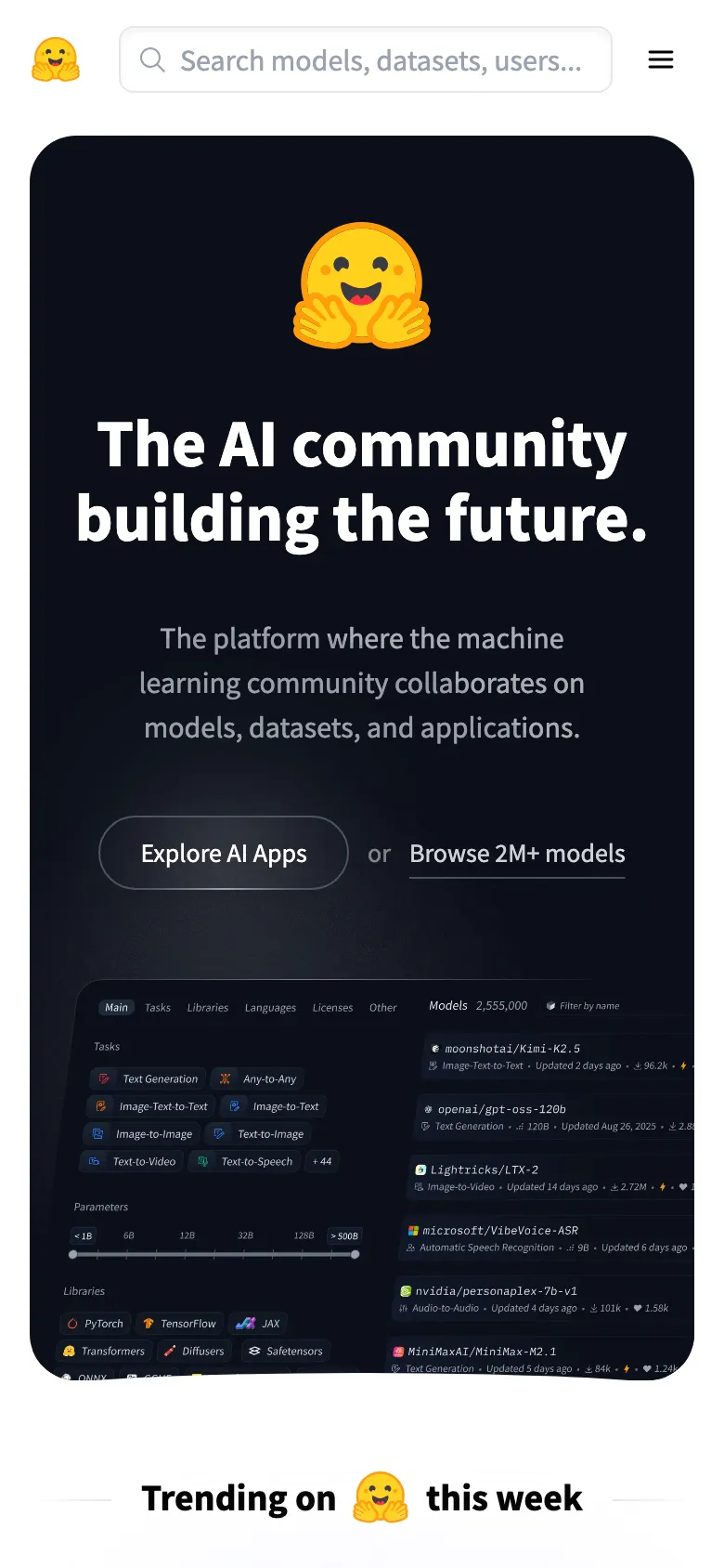 Homepage / Lander
