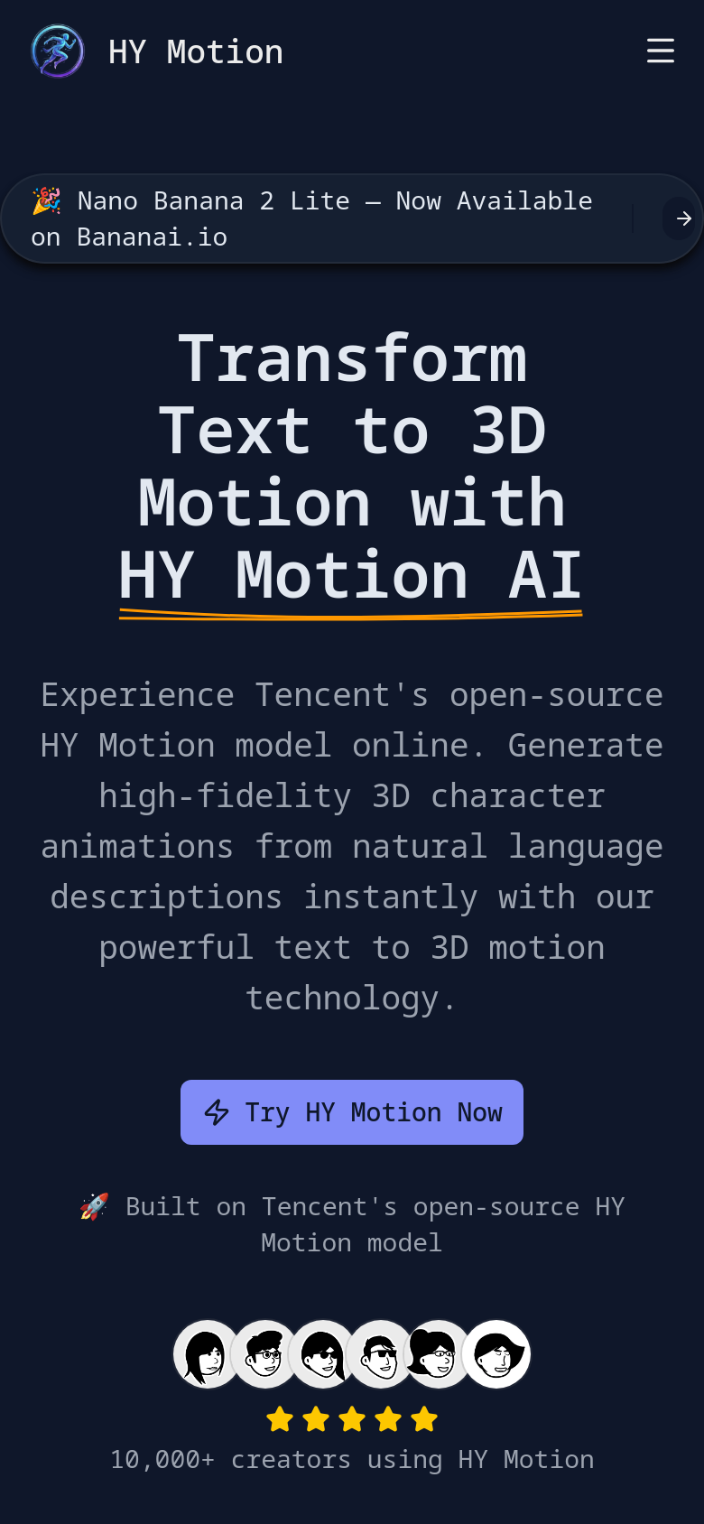 Homepage / Lander