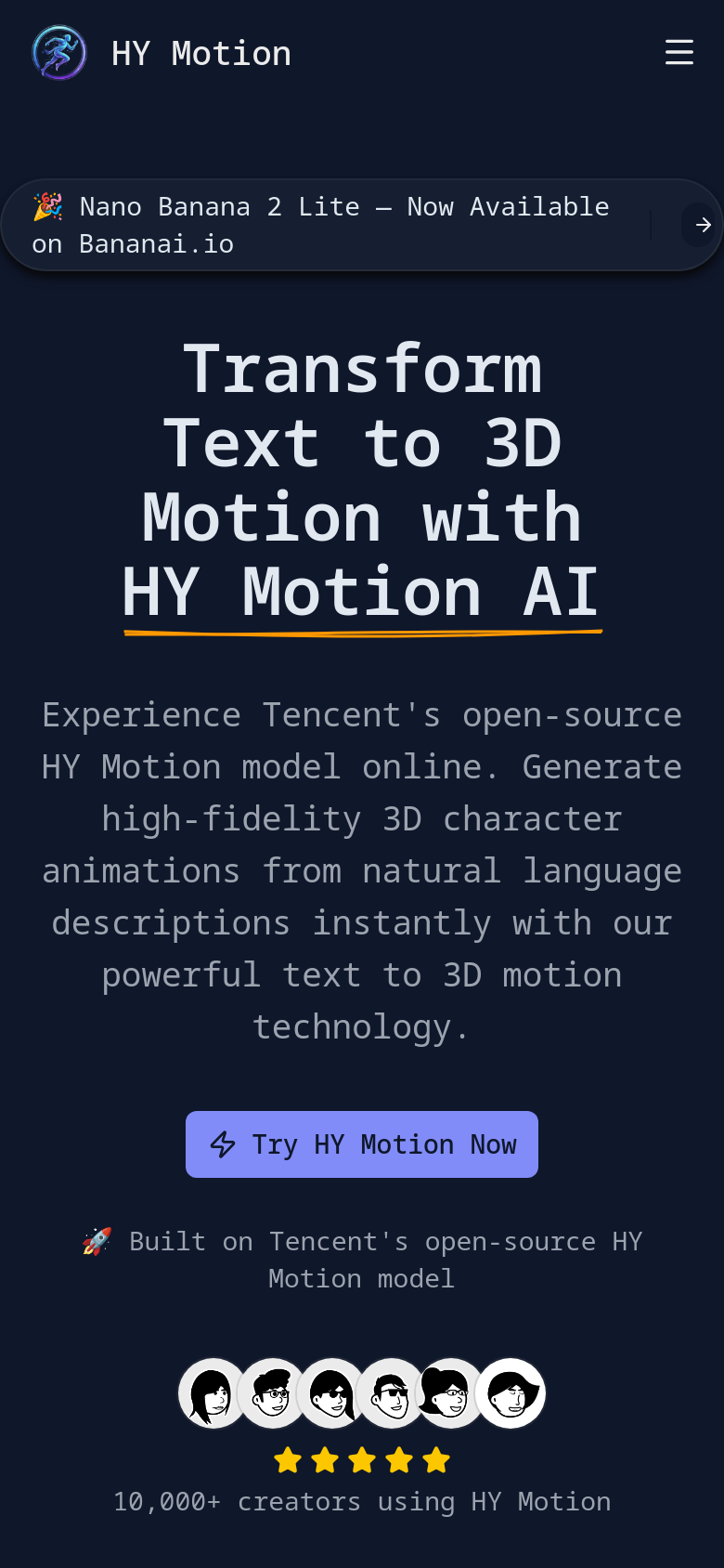 Homepage / Lander