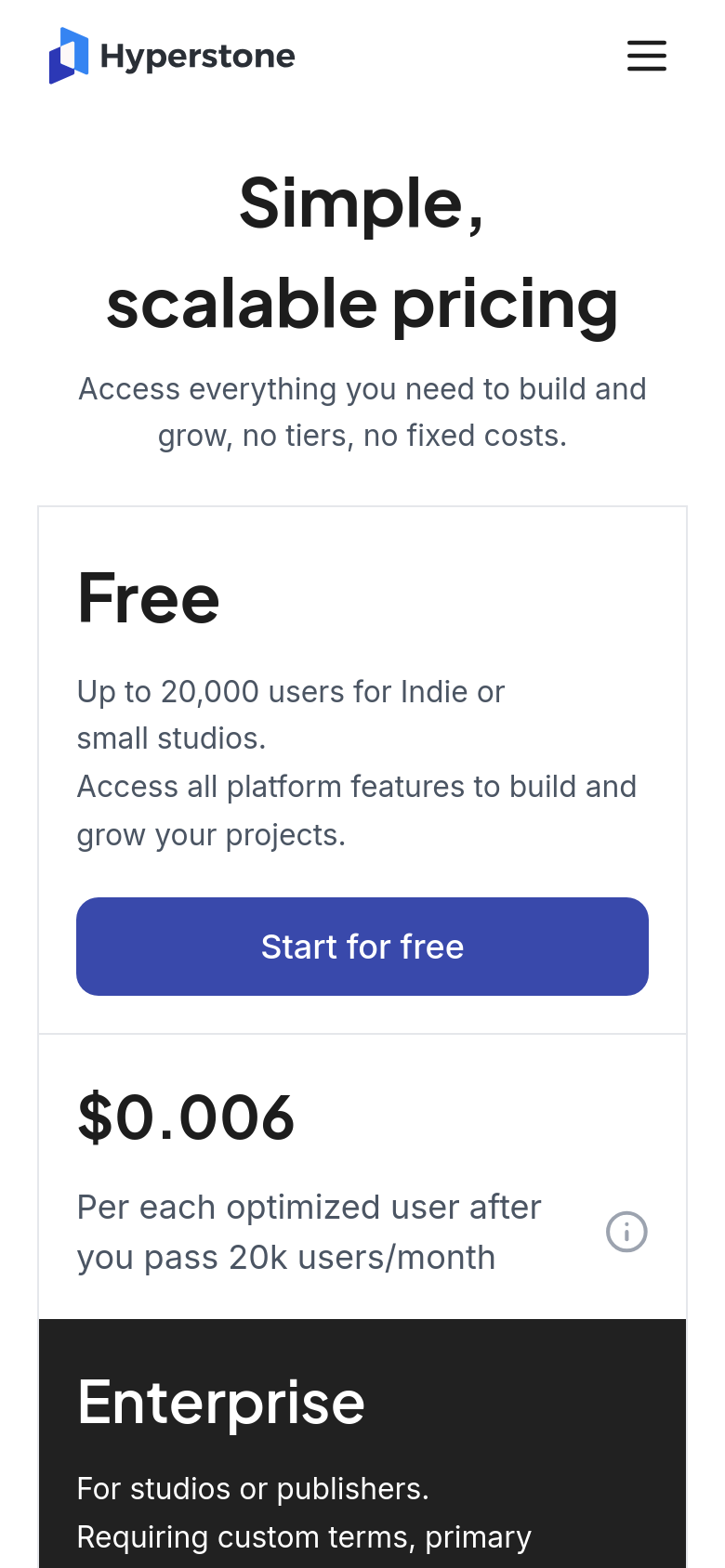 Pricing