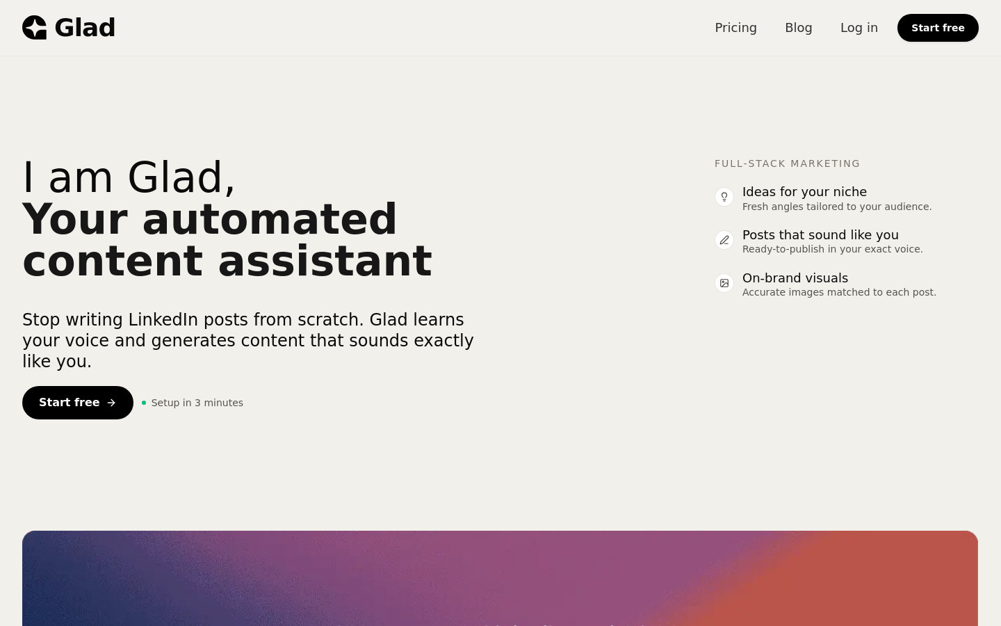 Captured Homepage / Lander
