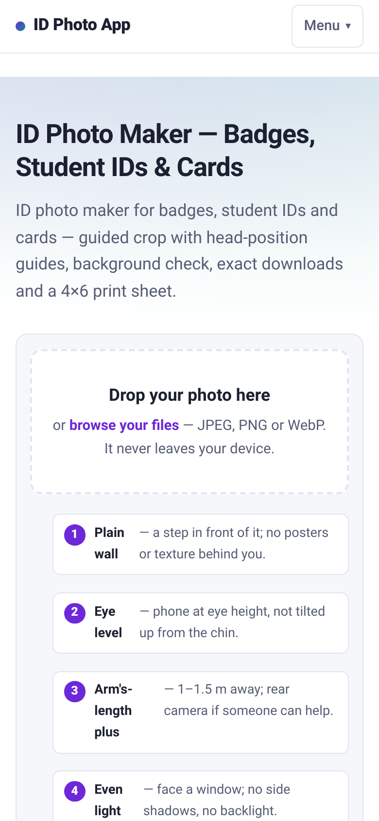Homepage / Lander