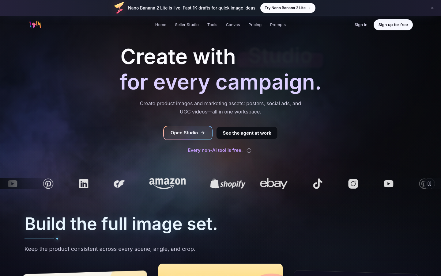 Captured Homepage / Lander