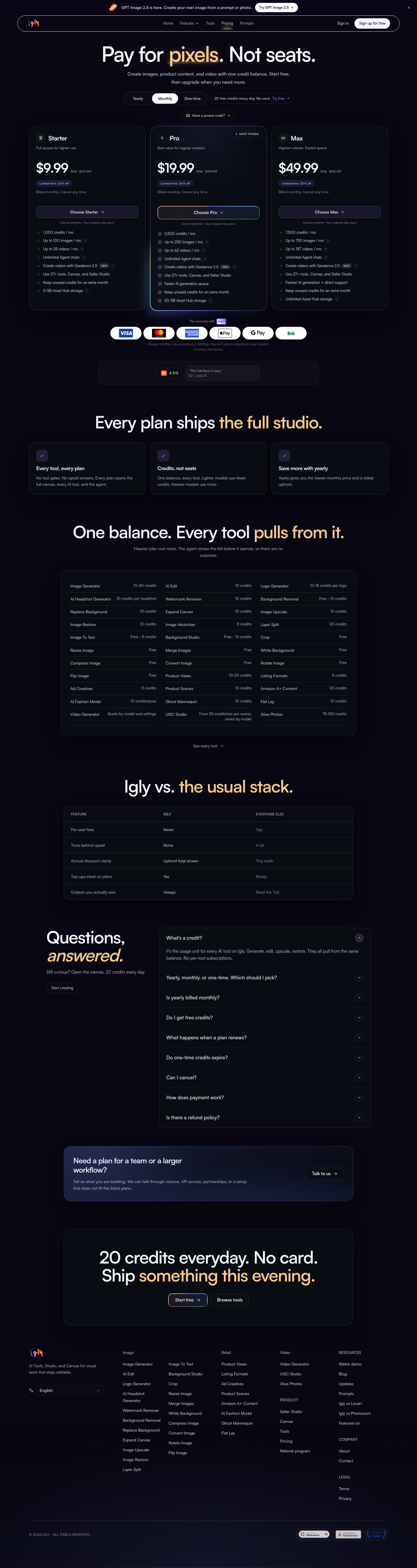 Price anchor element