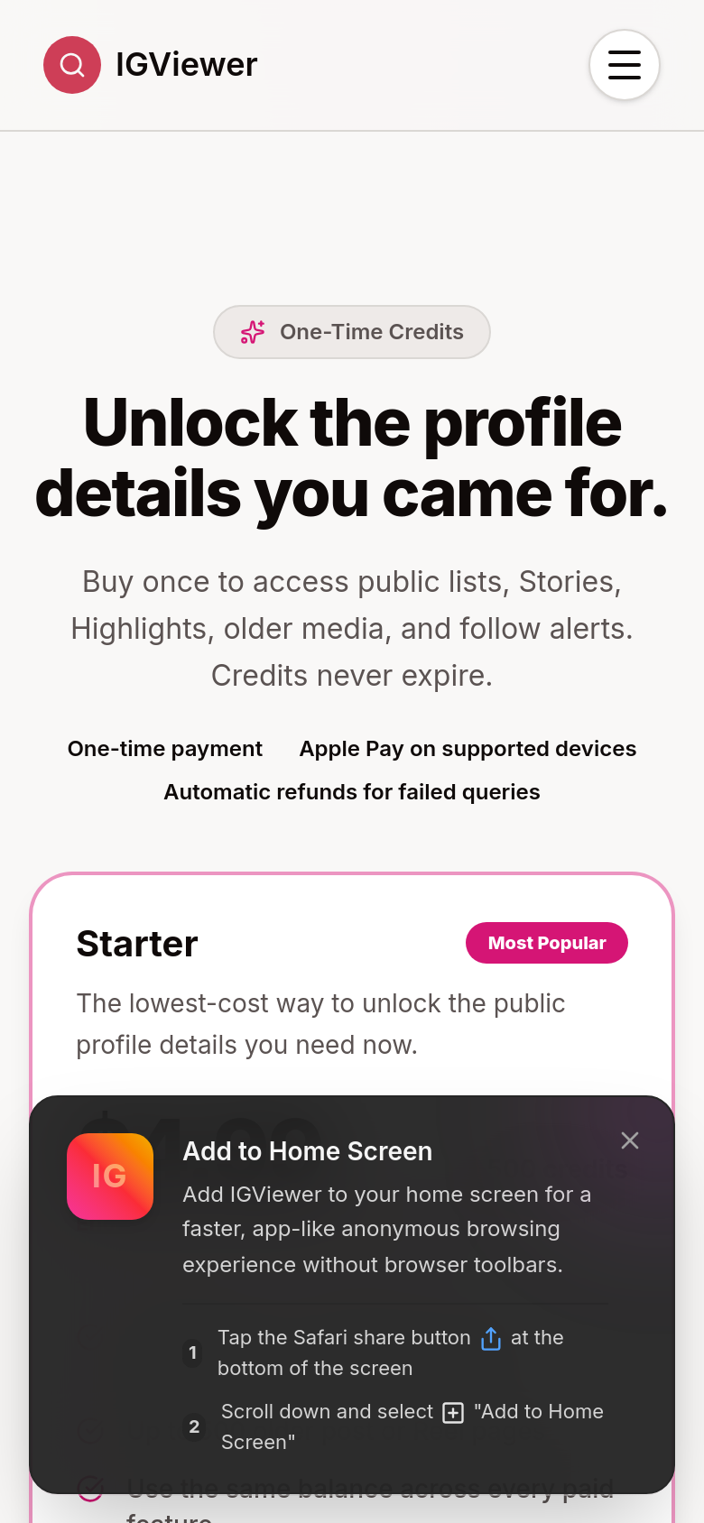 Pricing