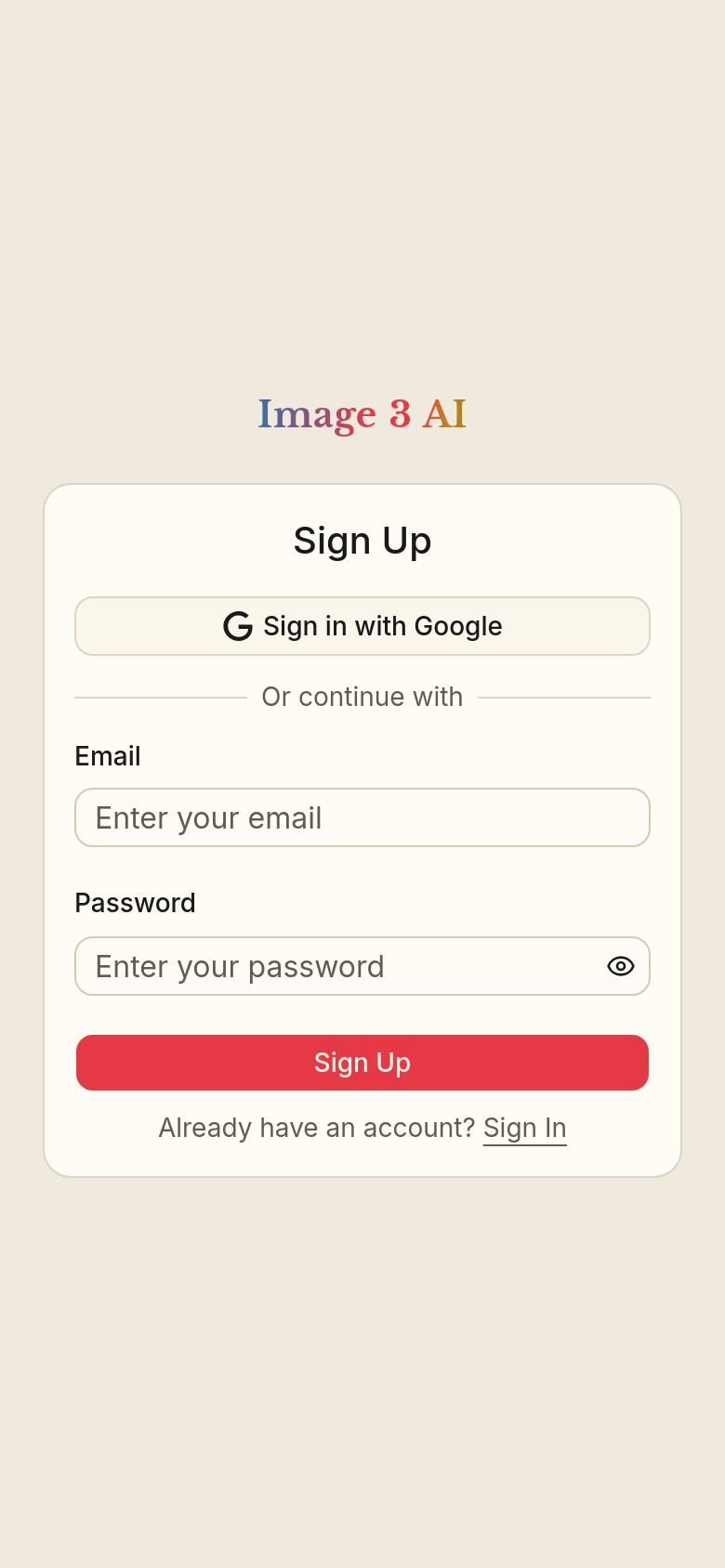Sign Up