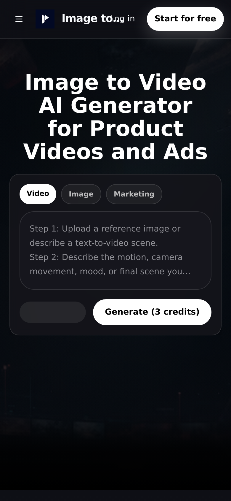 Homepage / Lander