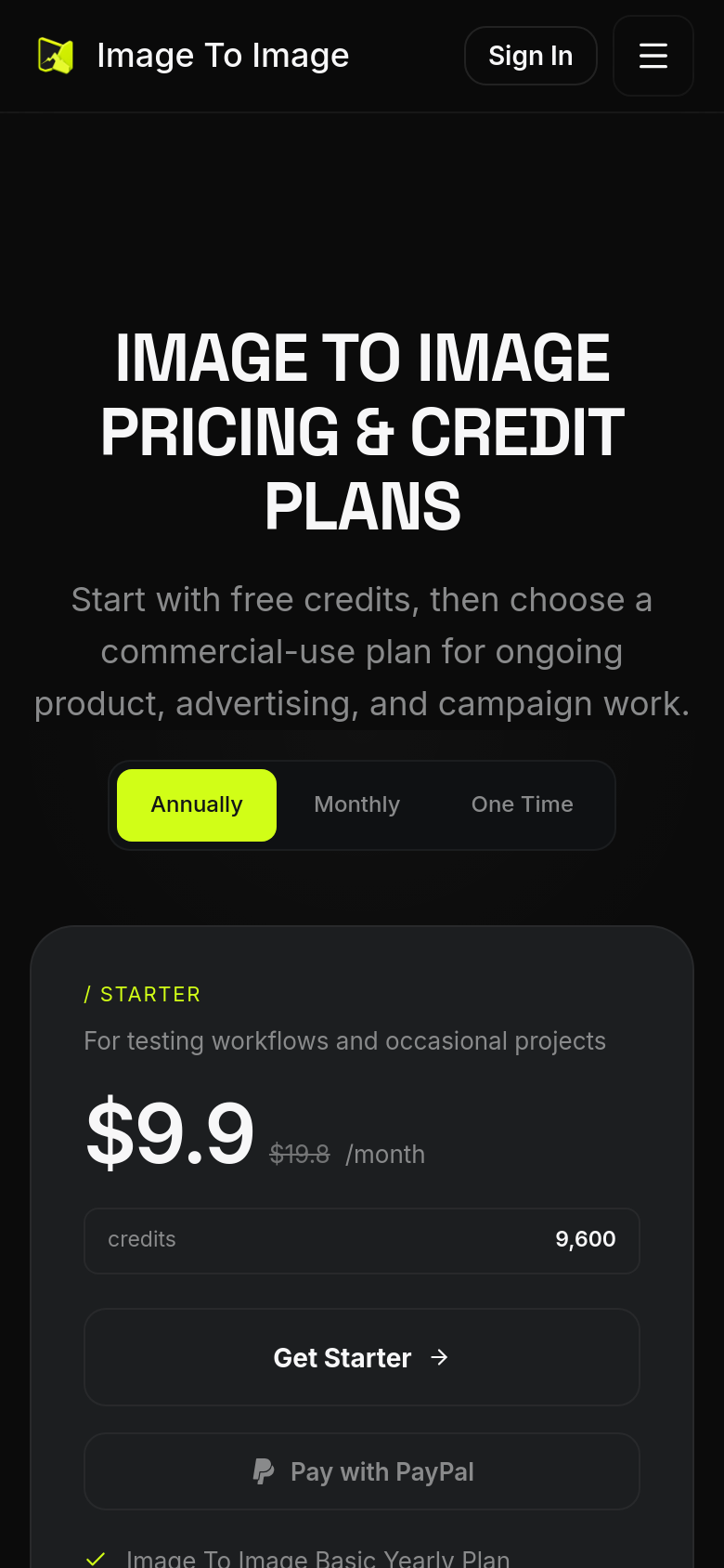 Pricing