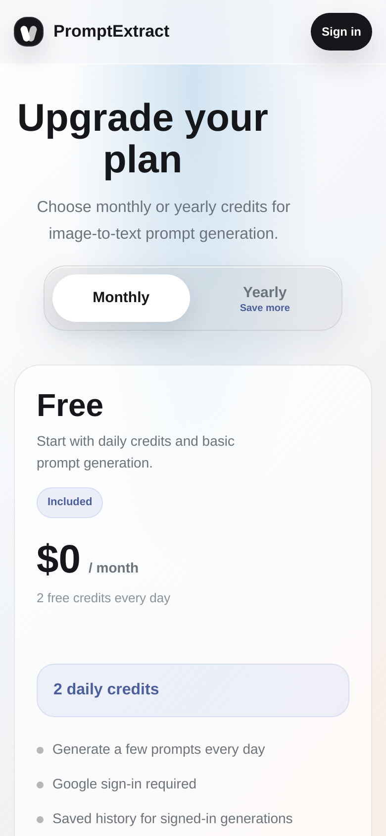 Pricing