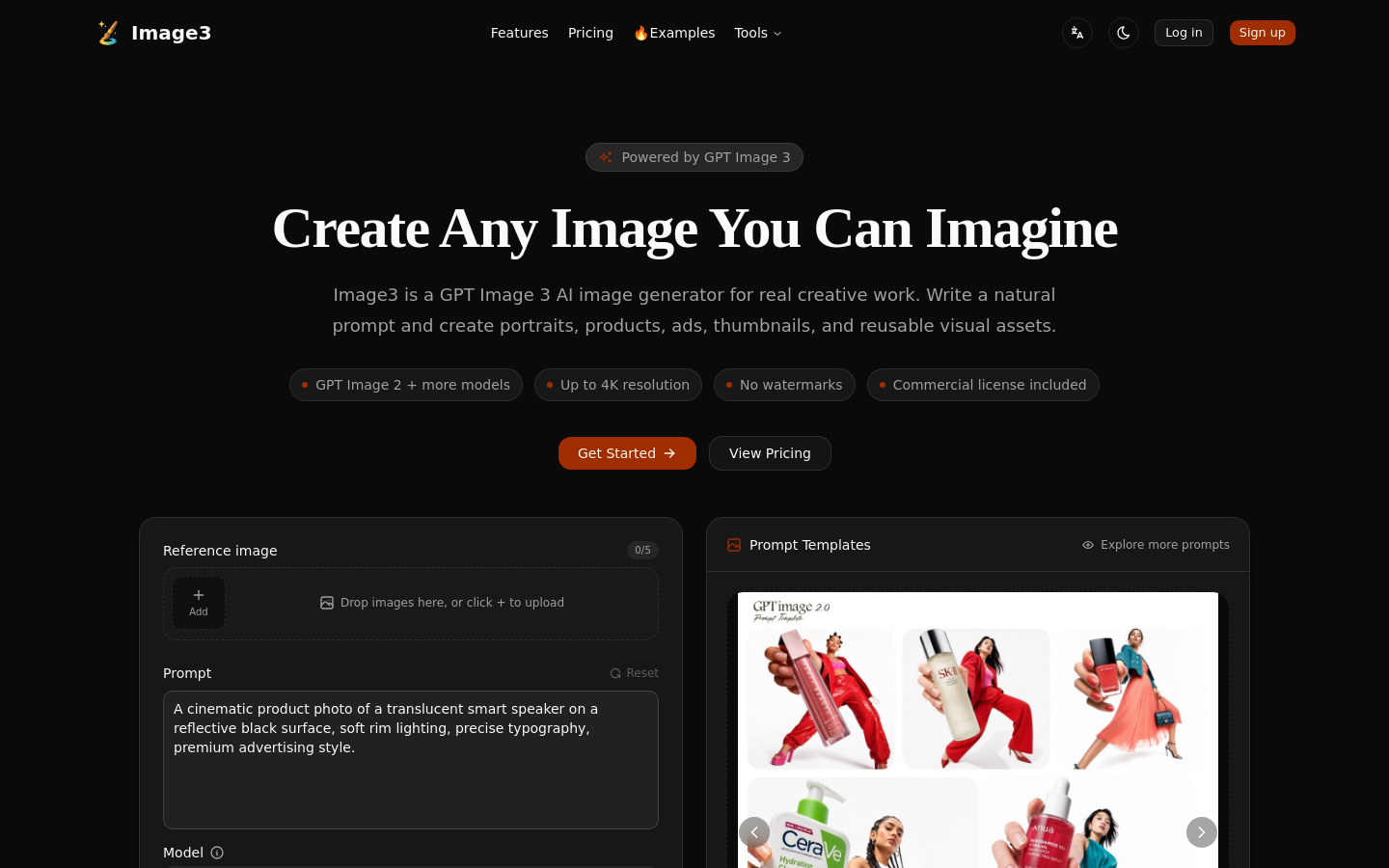 Captured Homepage / Lander