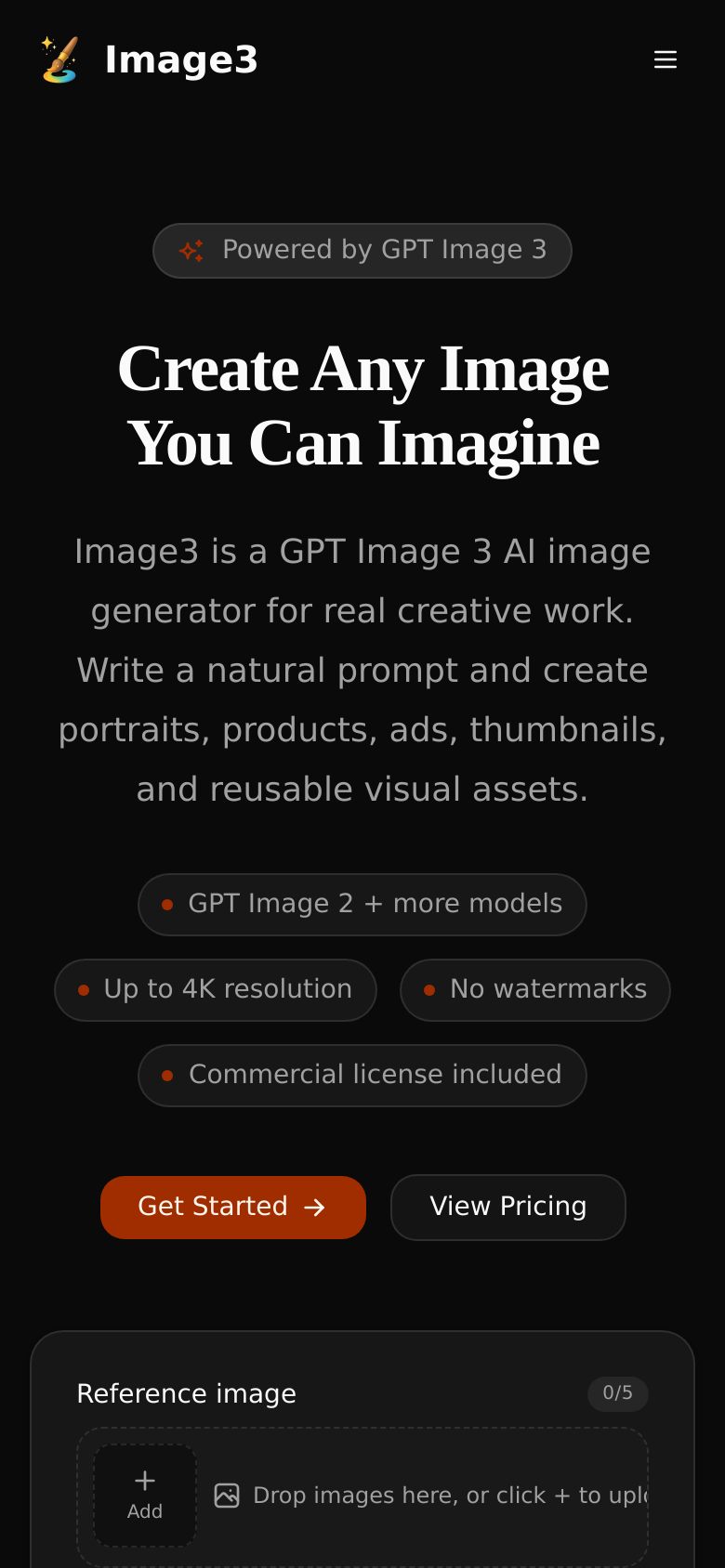 Homepage / Lander