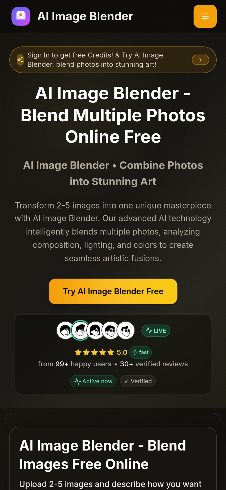 Homepage / Lander