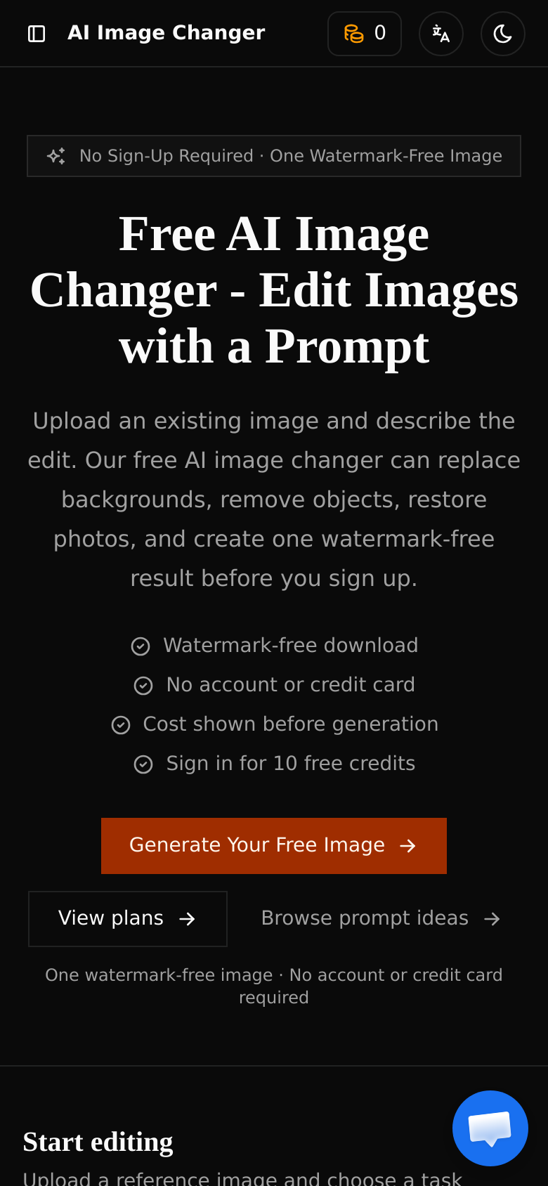 Homepage / Lander