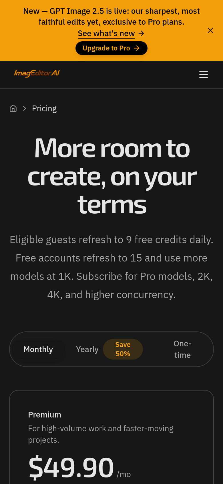 Pricing