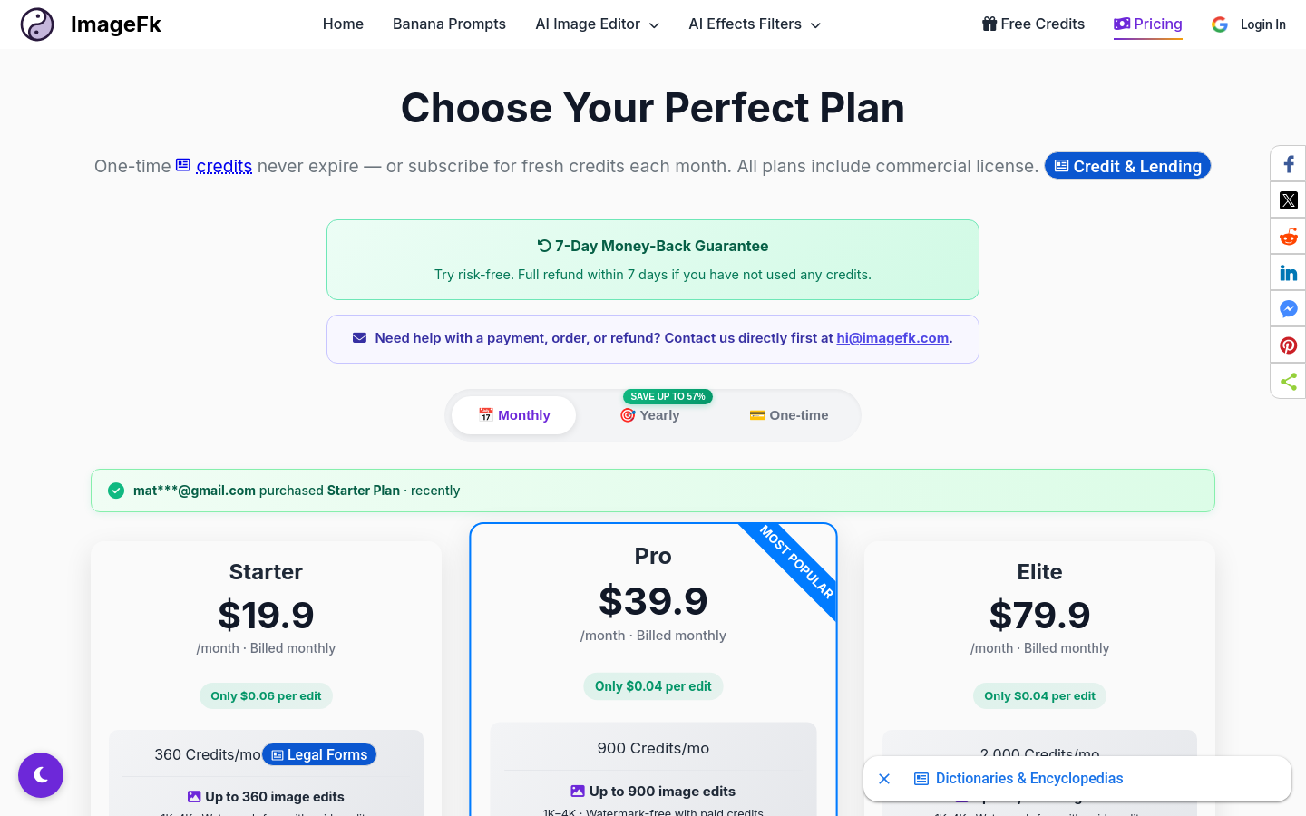 Pricing