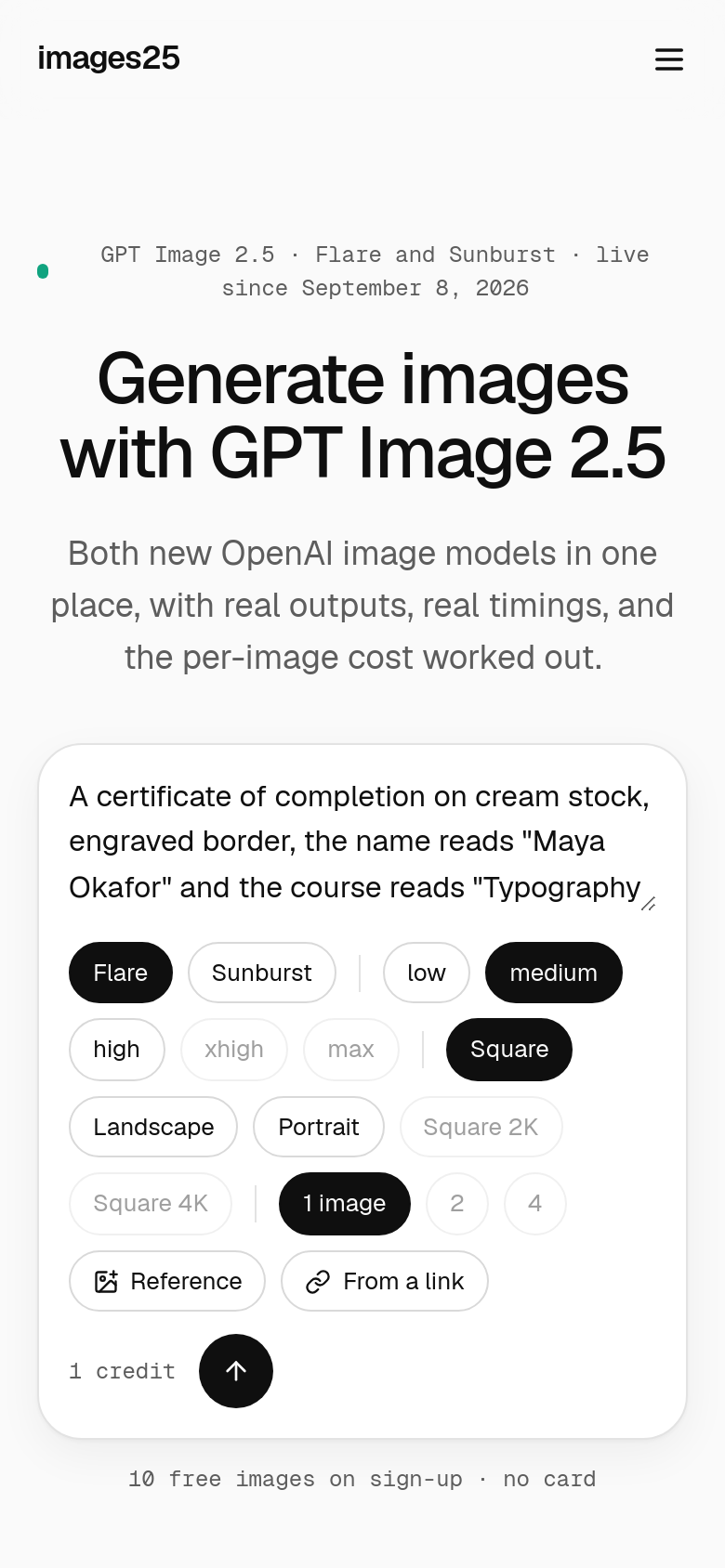 Homepage / Lander