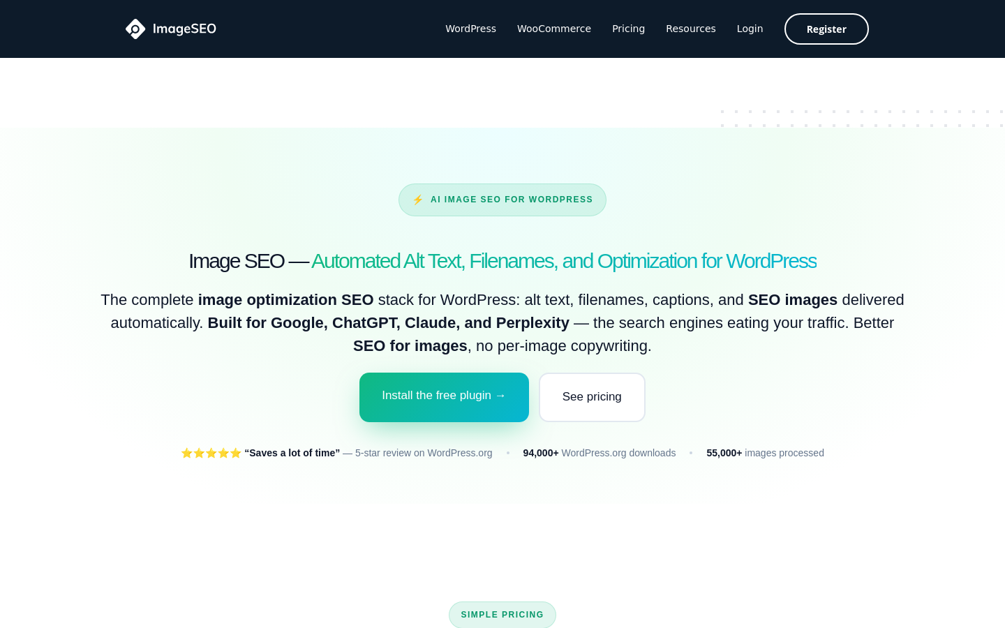 Captured Homepage / Lander