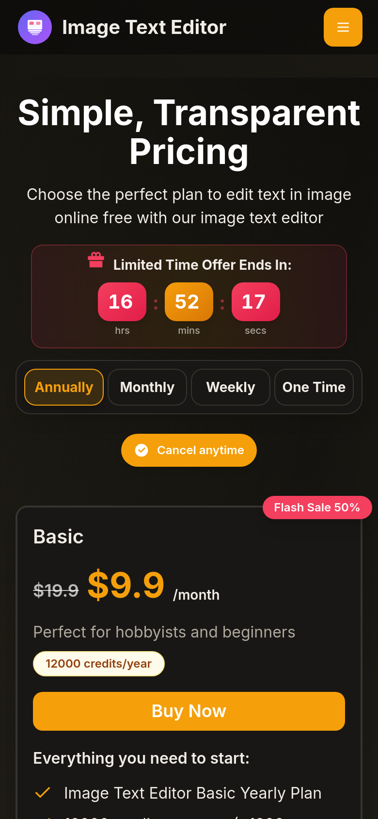 Pricing