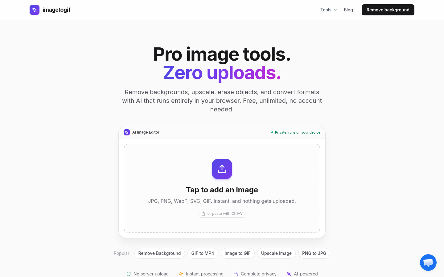 Captured Homepage / Lander