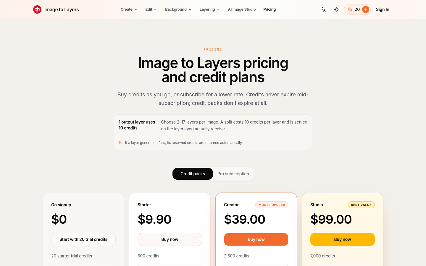 Pricing