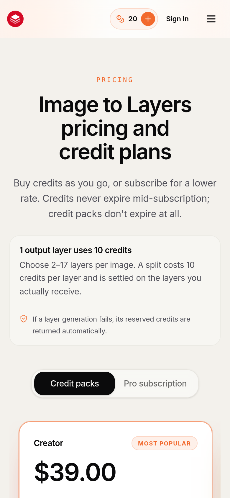 Pricing