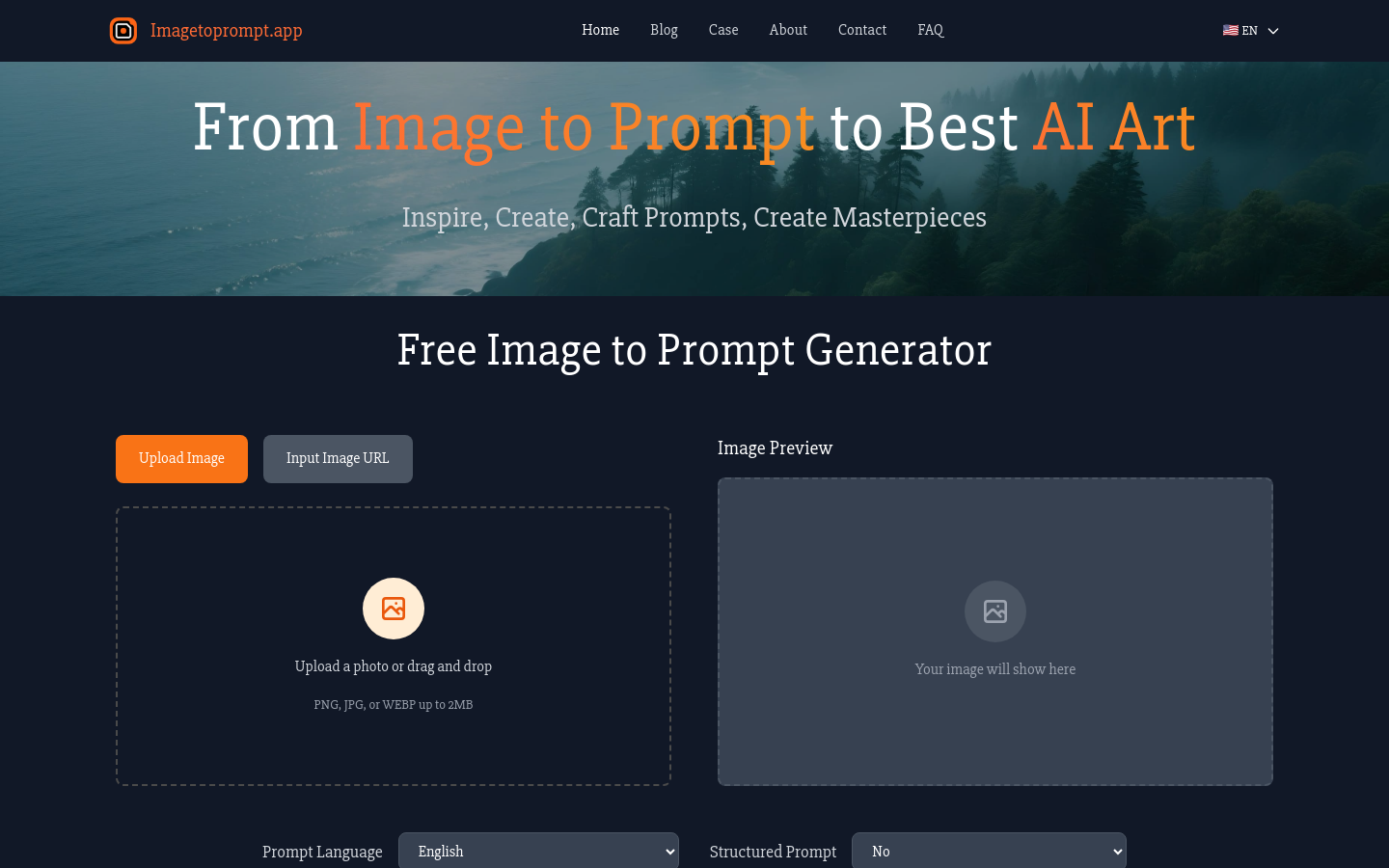 Captured Homepage / Lander