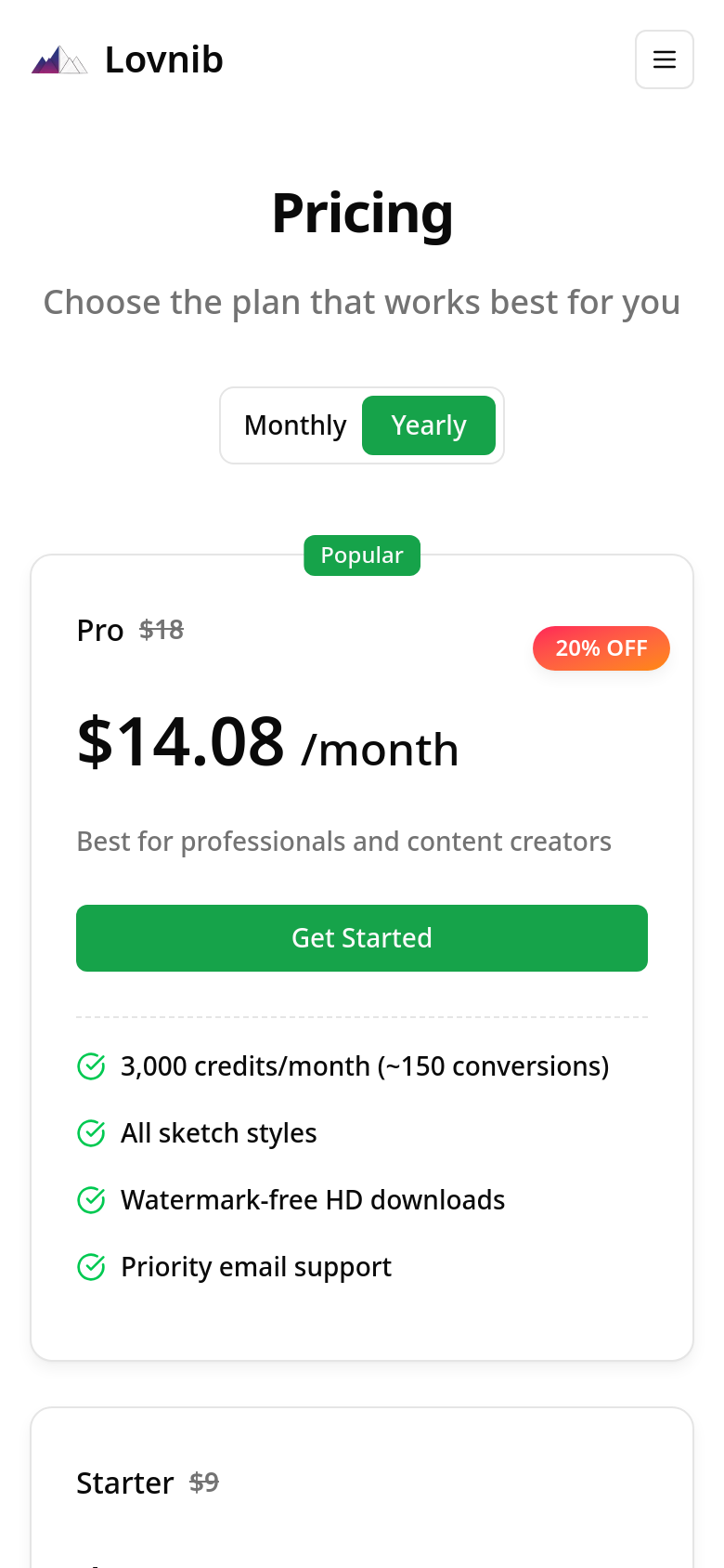 Pricing