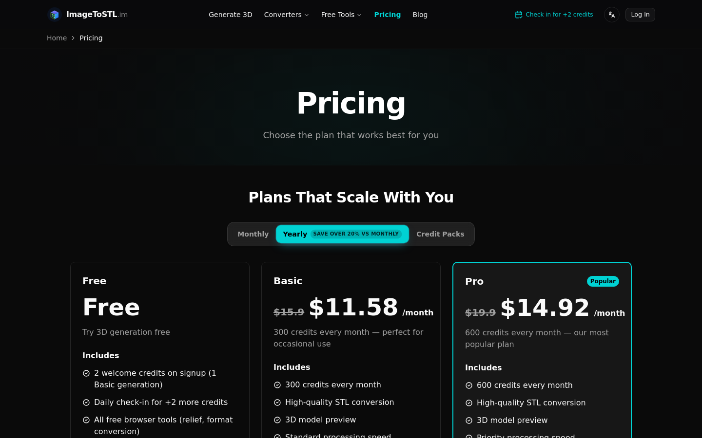 Pricing