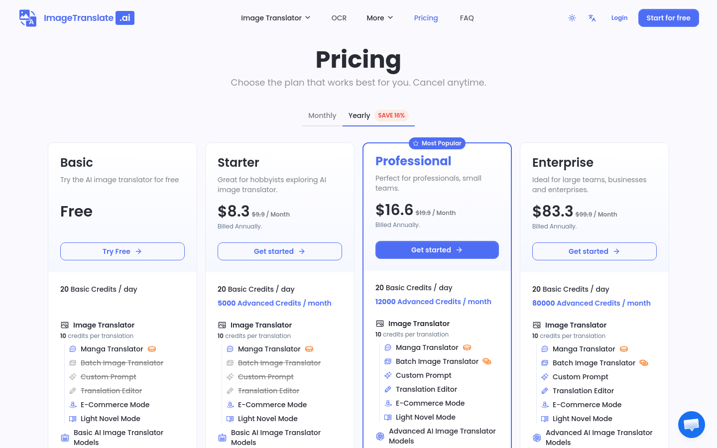 Pricing