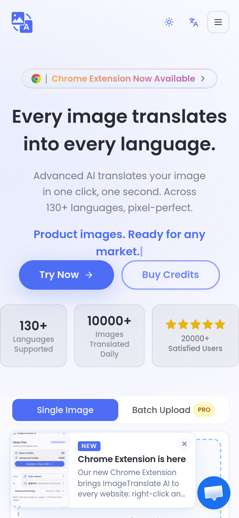 Homepage / Lander
