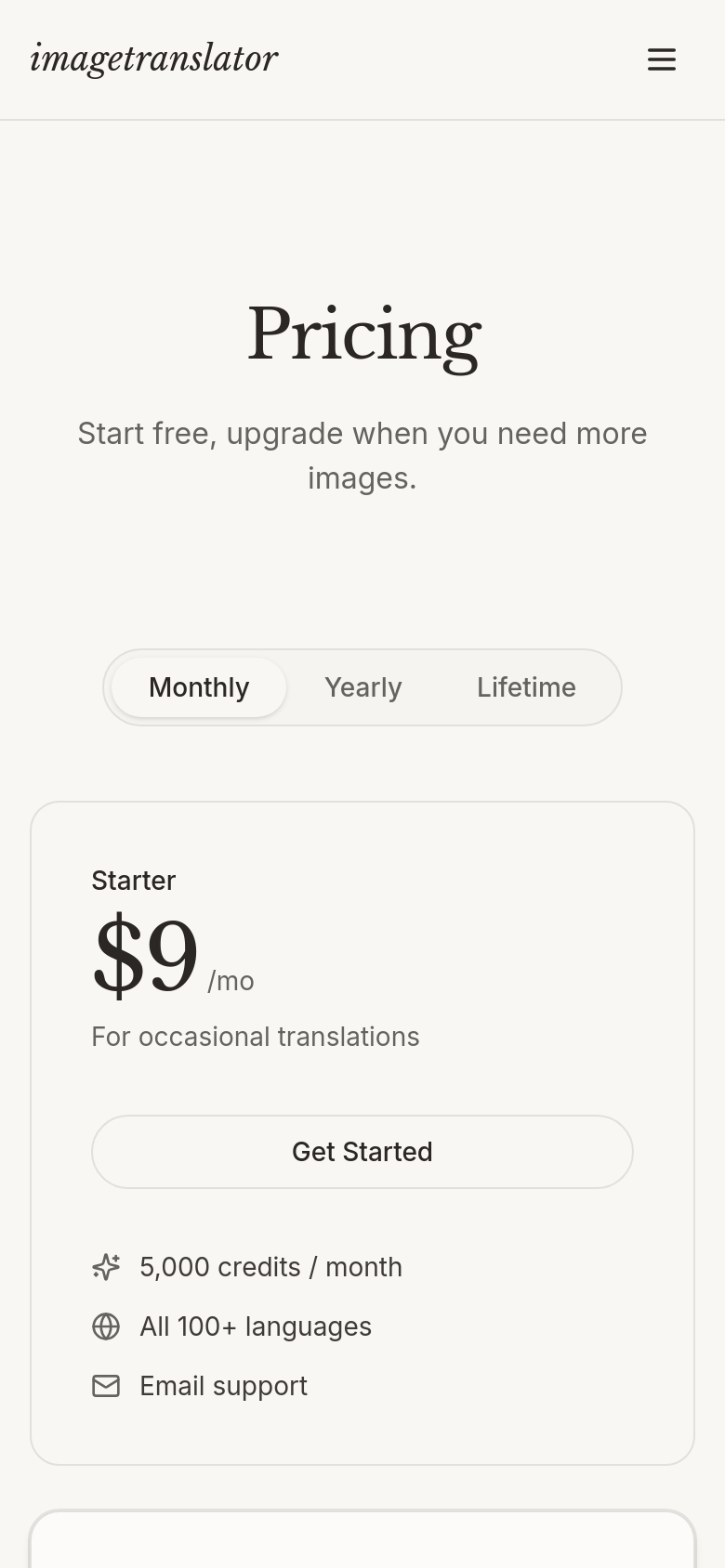 Pricing