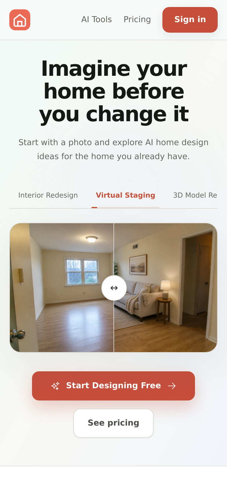 Homepage / Lander