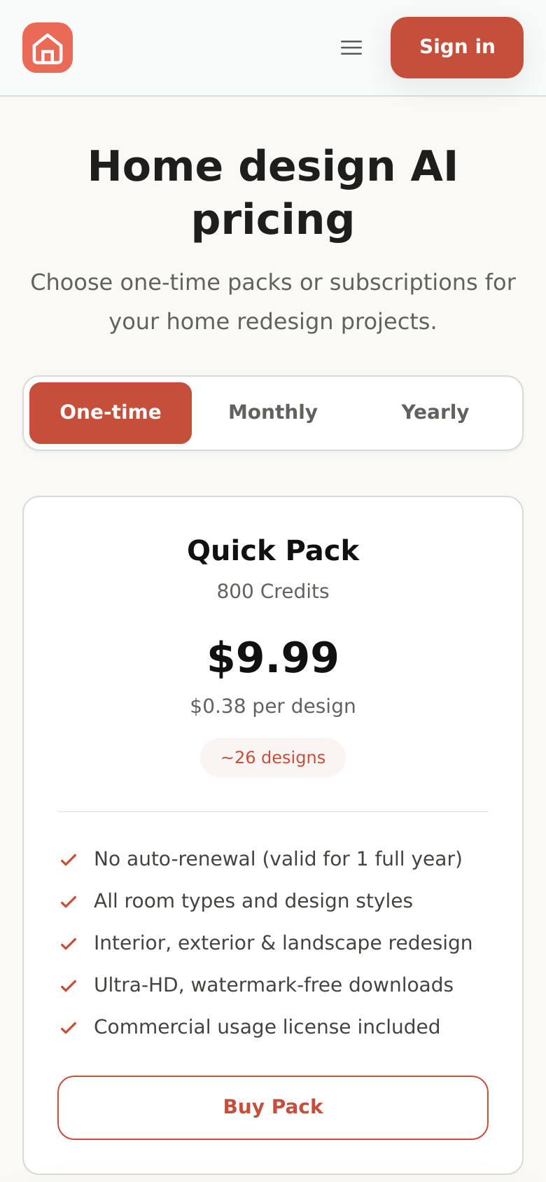 Pricing