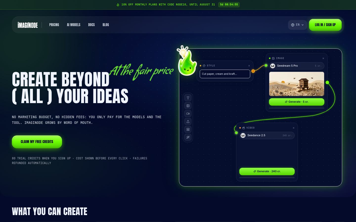 Captured Homepage / Lander
