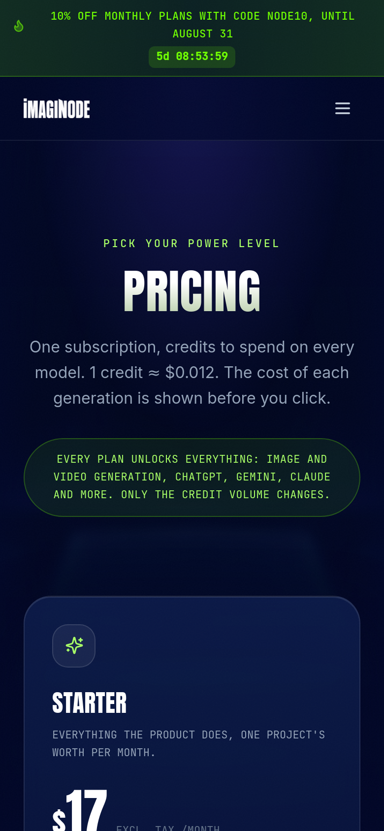 Pricing