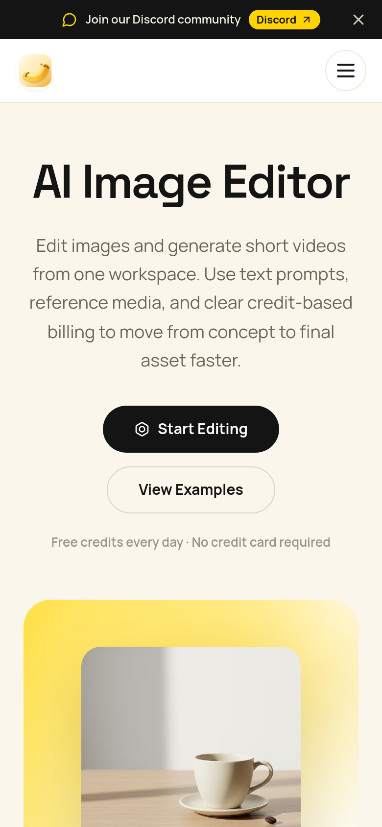 Homepage / Lander