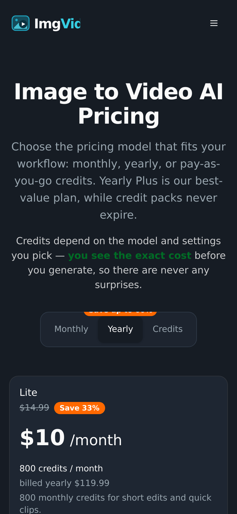 Pricing