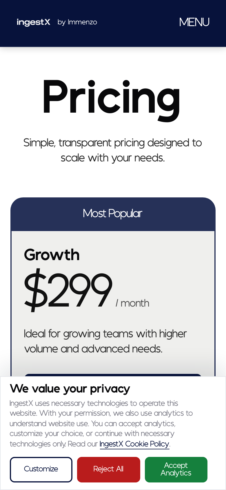Pricing