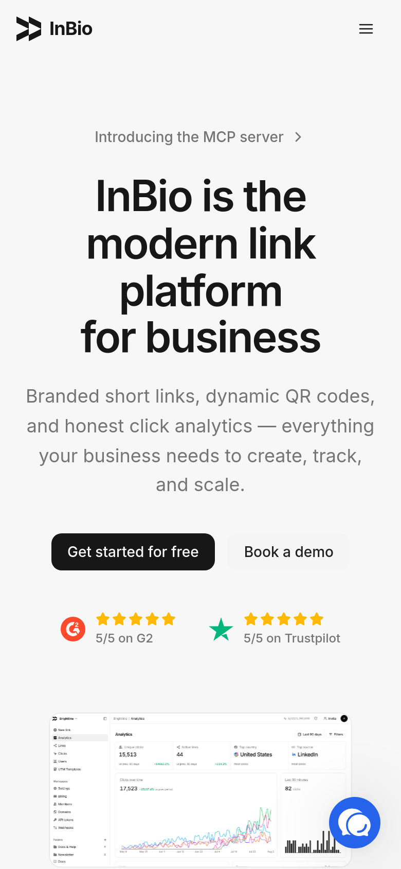 Homepage / Lander