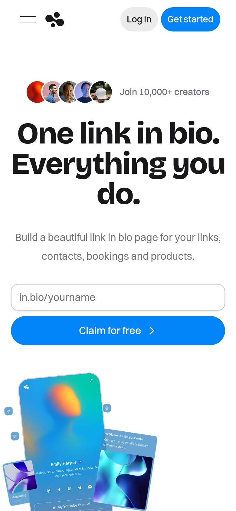 Homepage / Lander