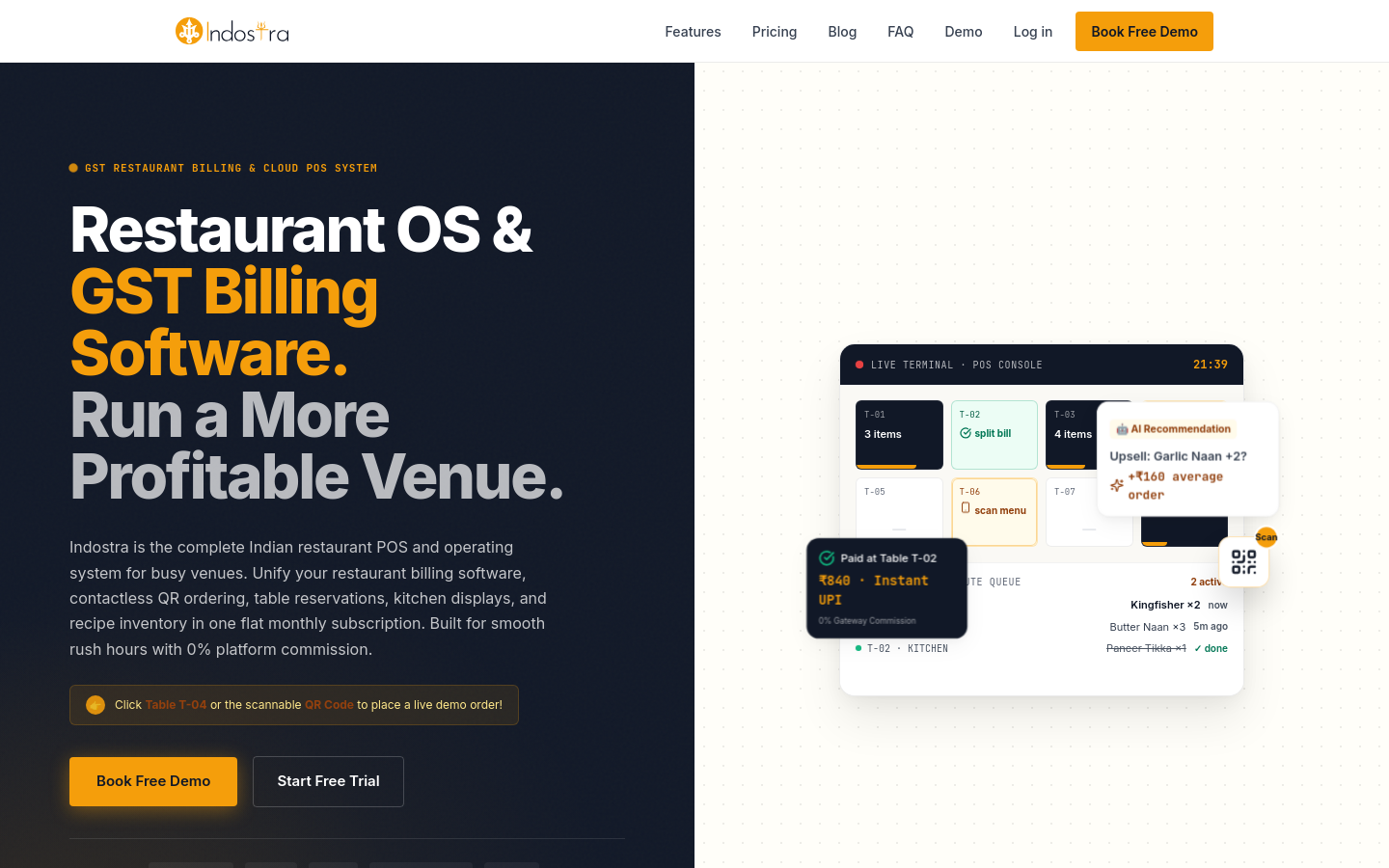 Captured Homepage / Lander