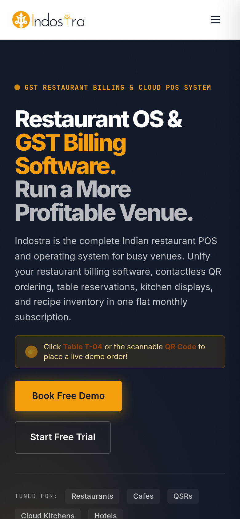 Homepage / Lander