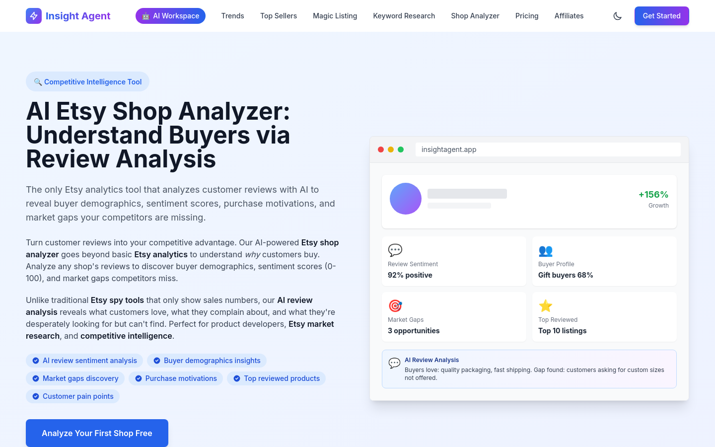 Shop Analyzer