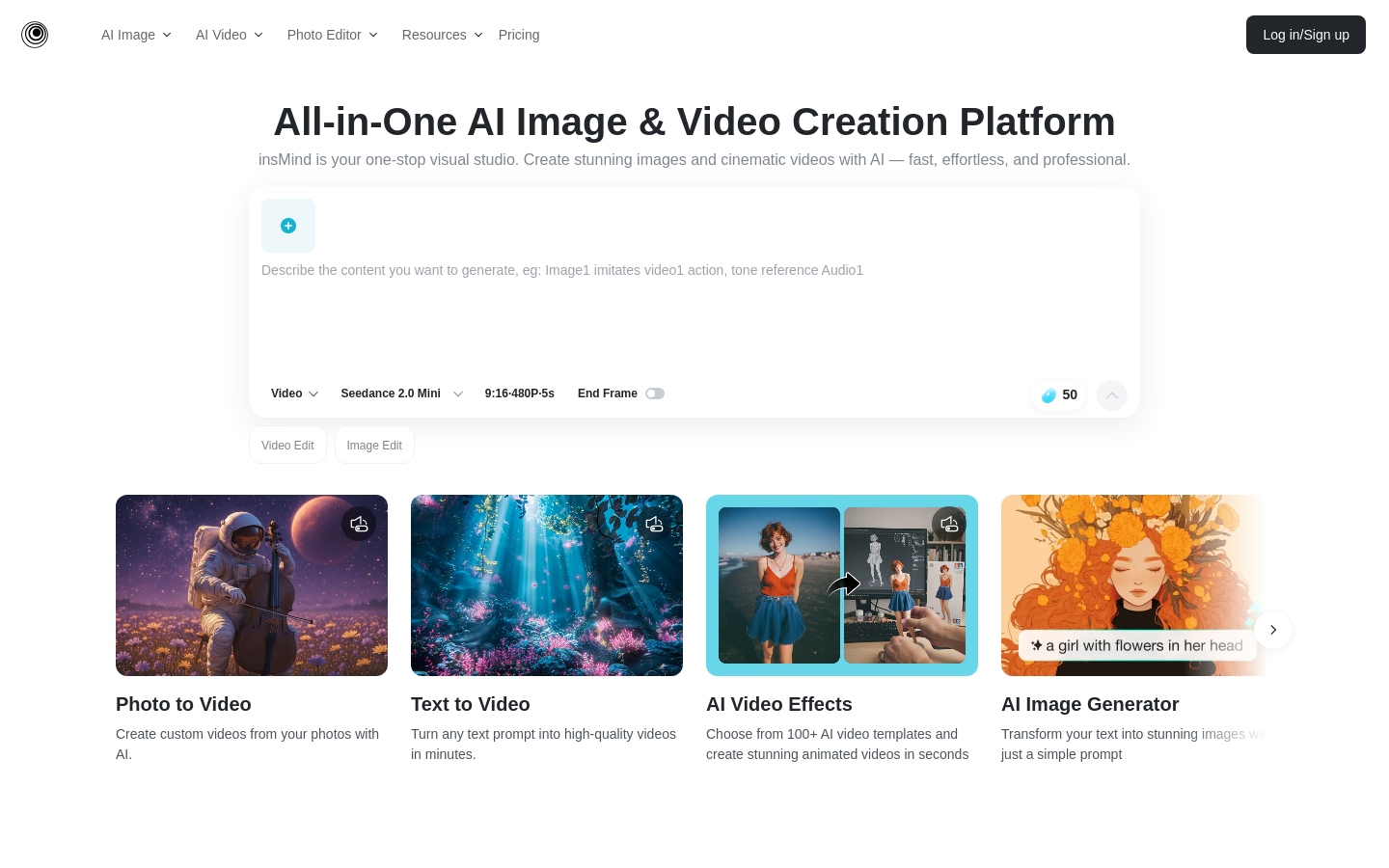 Captured Homepage / Lander