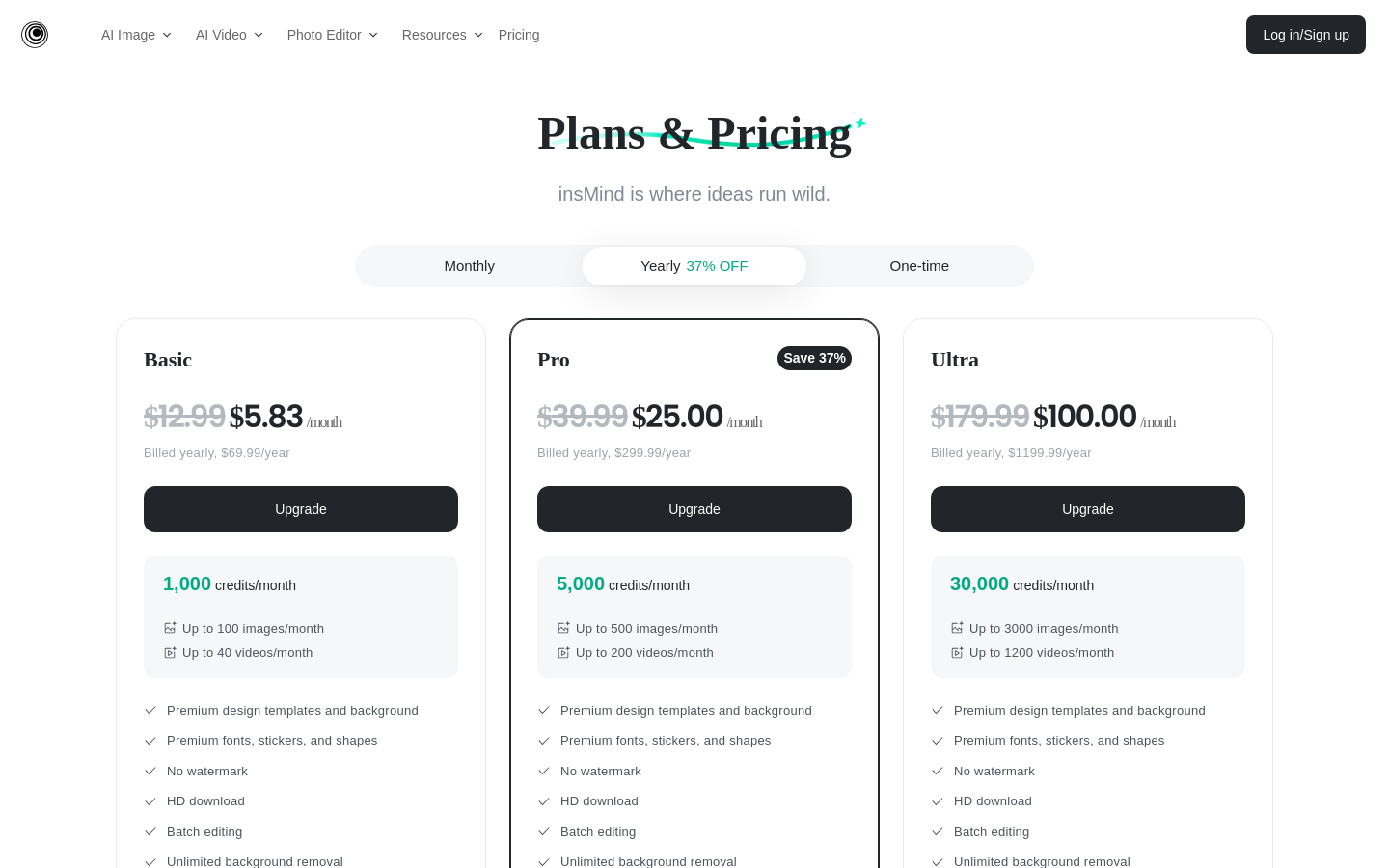 Pricing