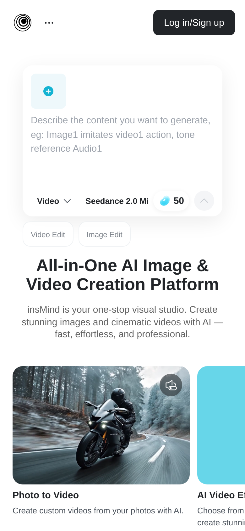 Homepage / Lander