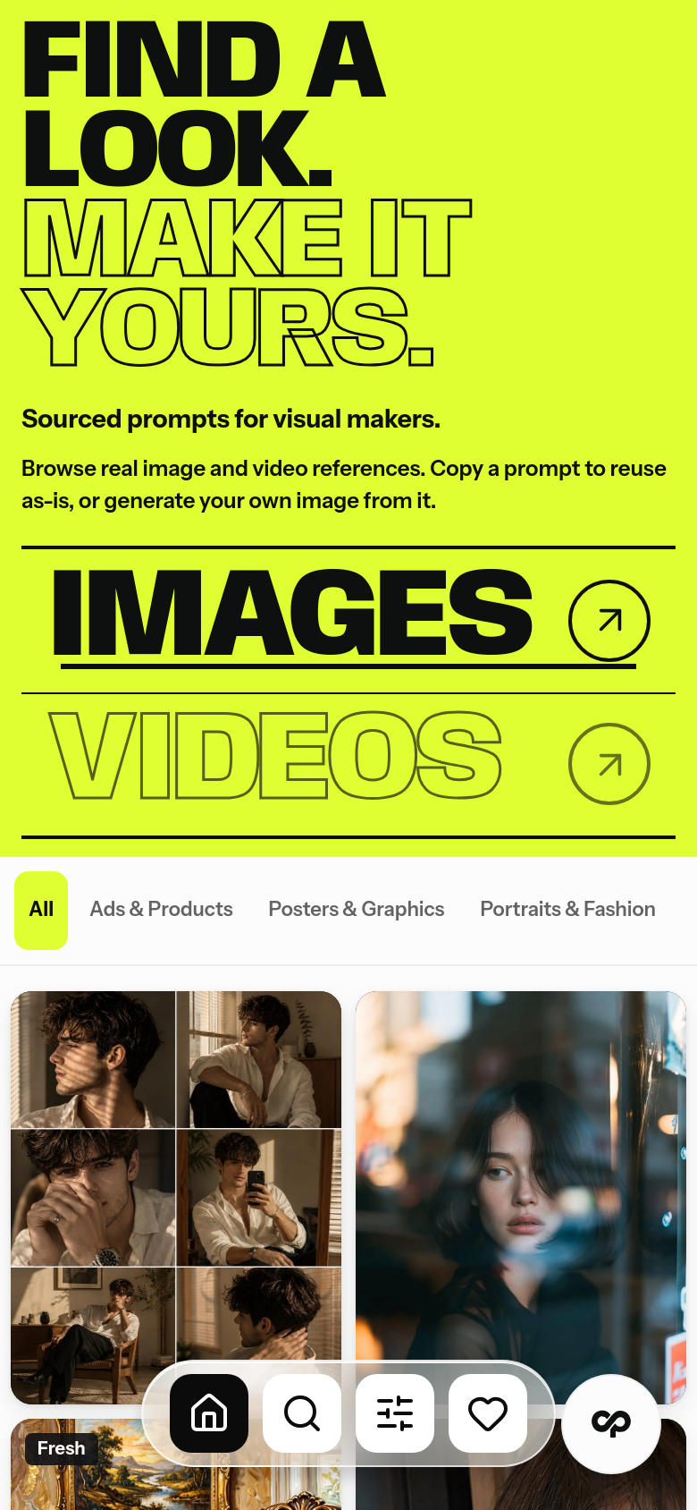 Homepage / Lander