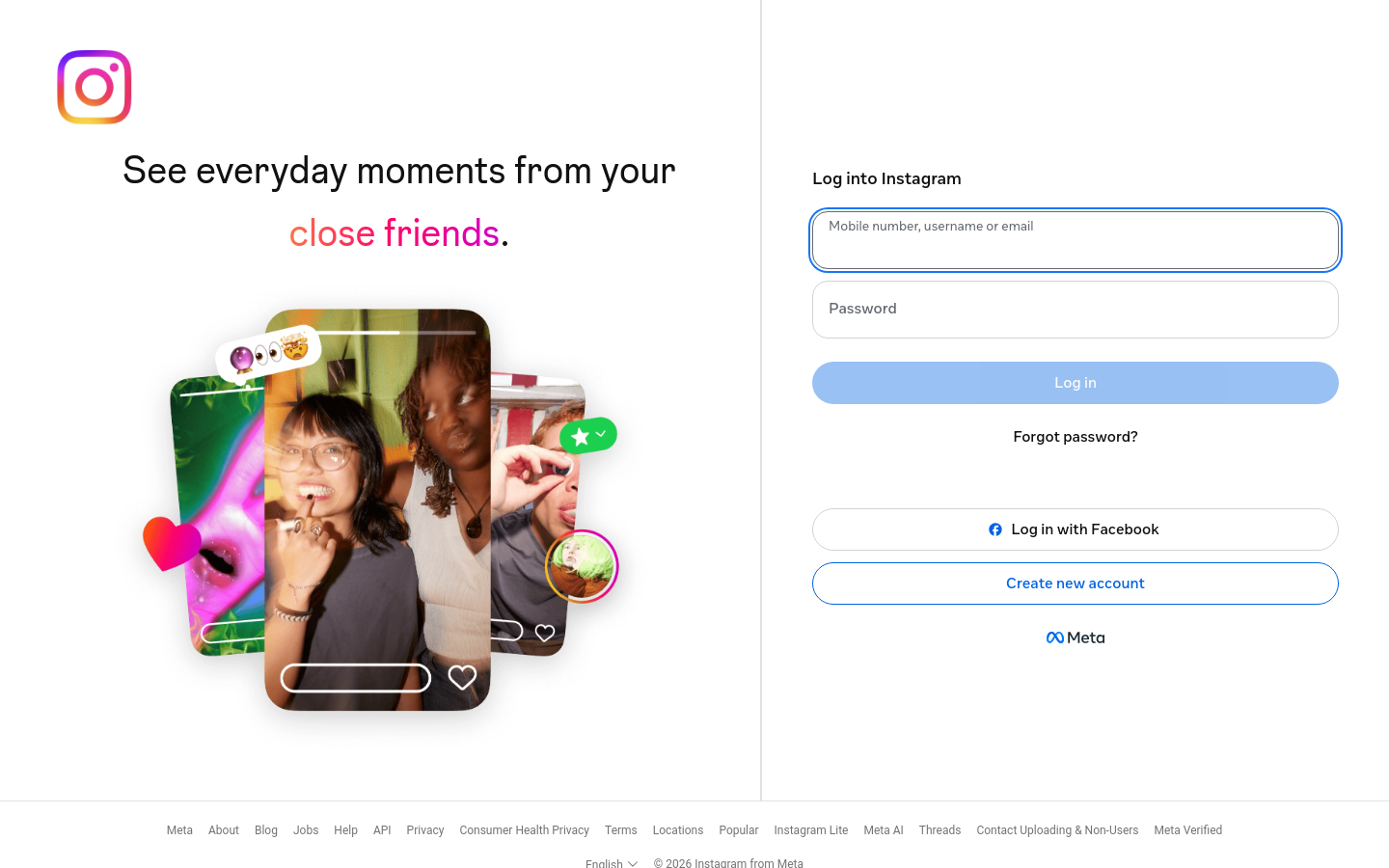 Captured Homepage / Lander